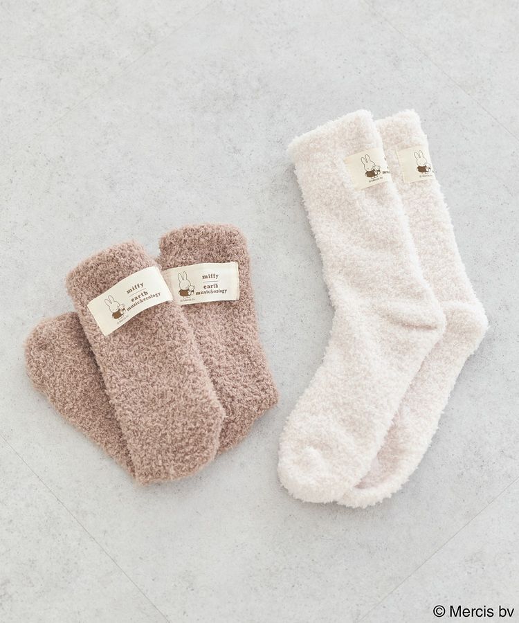 earth music&ecology「miffy/earth タグ付モコモコソックス」|その他|