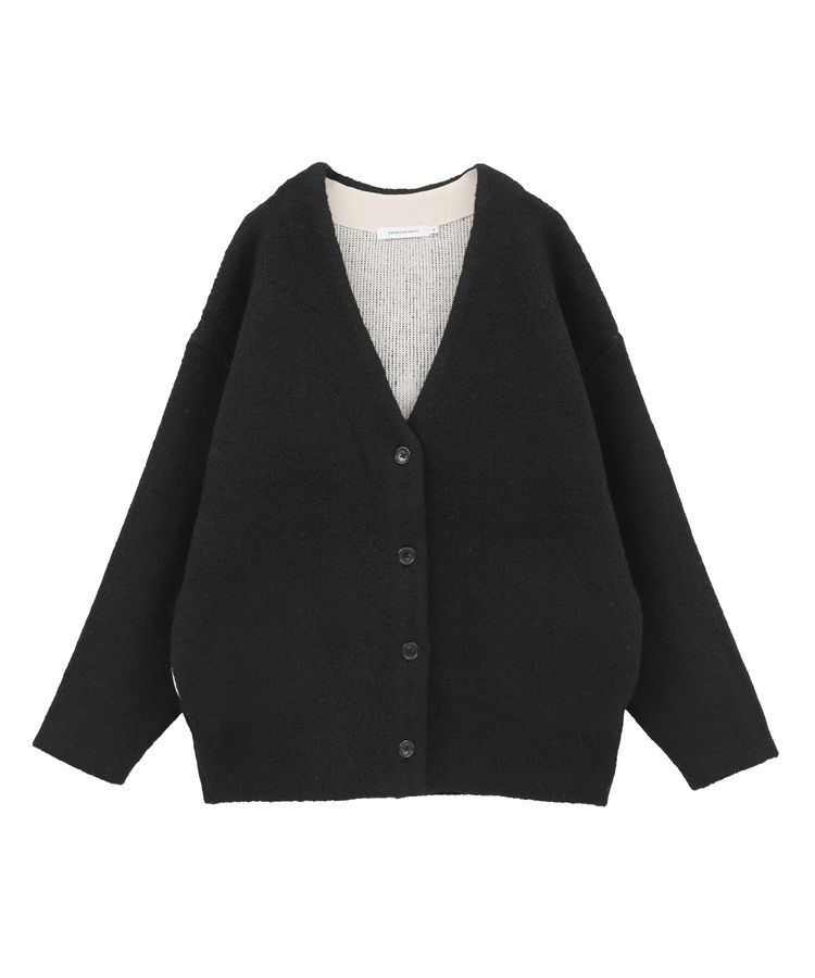 AMERICAN HOLIC「VネックWフェイスニットカーディガン【WEB限定カラー有り】」|カーディガン|
