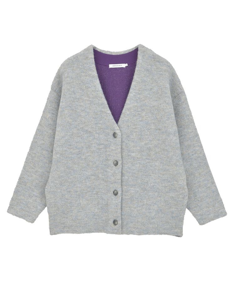 AMERICAN HOLIC「VネックWフェイスニットカーディガン【WEB限定カラー有り】」|カーディガン|