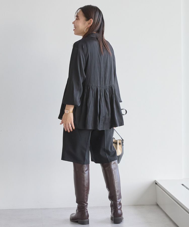 AMERICAN HOLIC「サテンティアードブラウス」|シャツ・ブラウス|