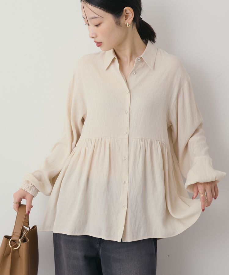 AMERICAN HOLIC「サテンティアードブラウス」|シャツ・ブラウス|