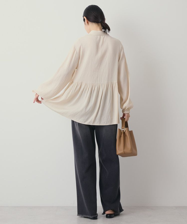 AMERICAN HOLIC「サテンティアードブラウス」|シャツ・ブラウス|