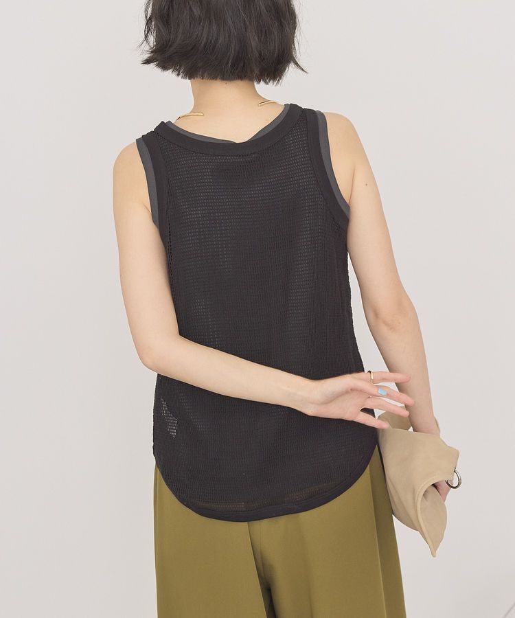 AMERICAN HOLIC「【2点セット】メッシュレイヤードタンクトップ」|キャミソール|