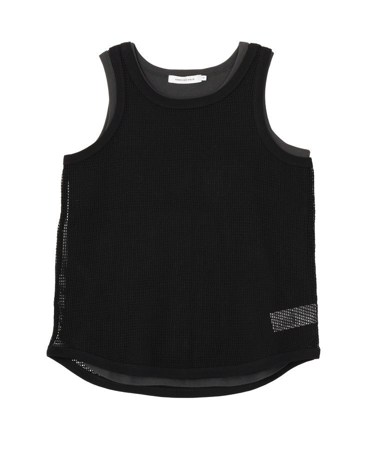 AMERICAN HOLIC「【2点セット】メッシュレイヤードタンクトップ」|キャミソール|
