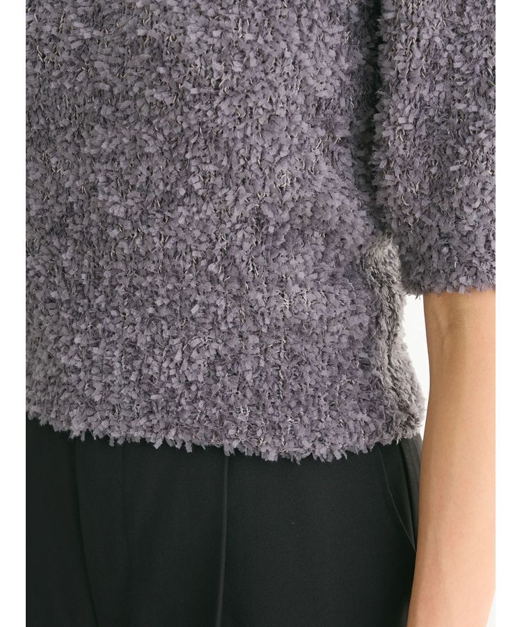 Green Parks「テープヤーン半袖ニットプルオーバー」|ニット・セーター|