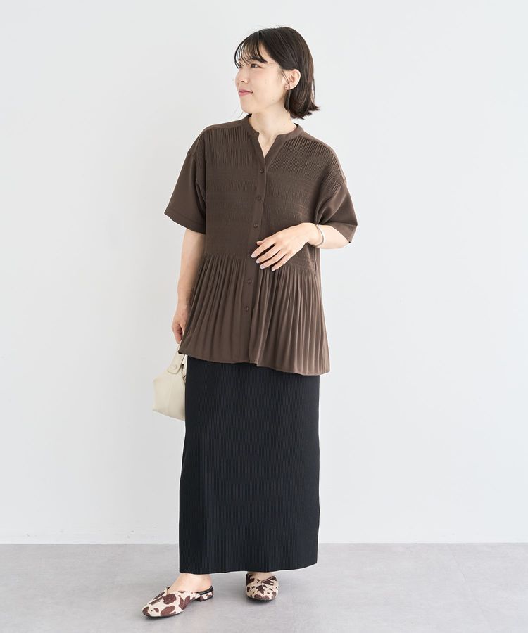 Green Parks「・ELENCARE DUE リブナロースカート」|タイト|