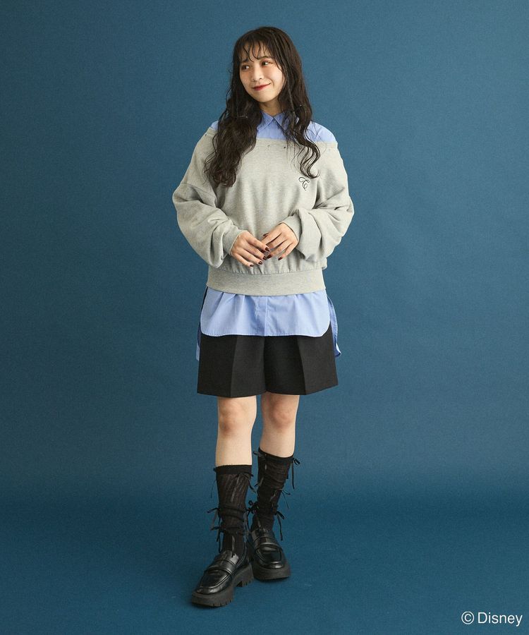 Green Parks「101匹わんちゃん/クルエラオフショルスウェット」|スウェット・ジャージ|