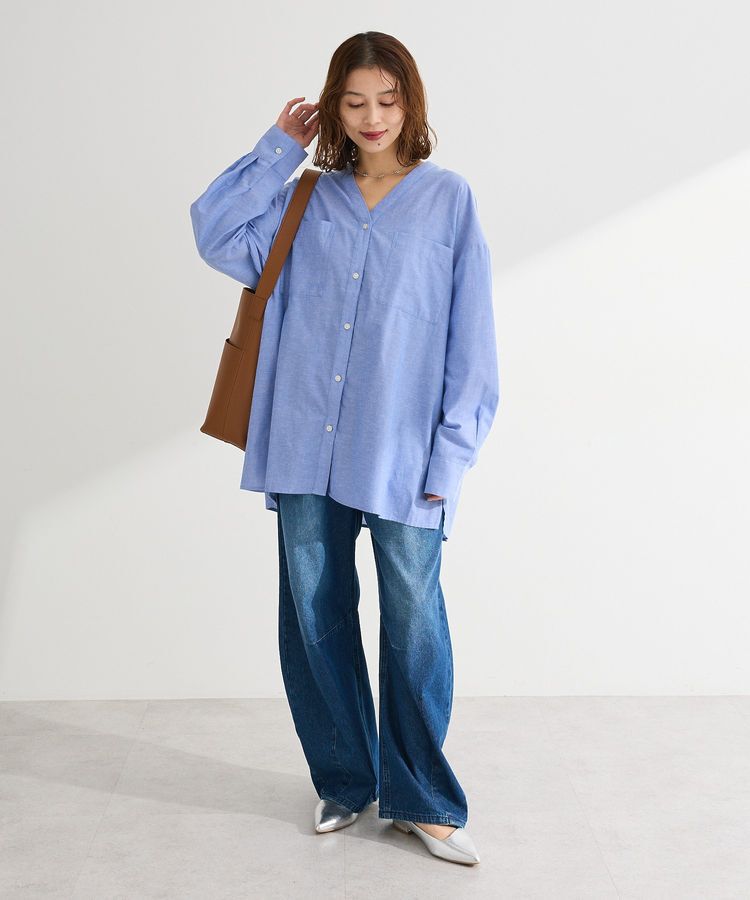 Green Parks「ウエストタックコクーンデニムパンツ」|デニム|