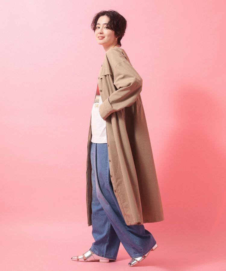 Green Parks「ウエストタックコクーンデニムパンツ」|デニム|