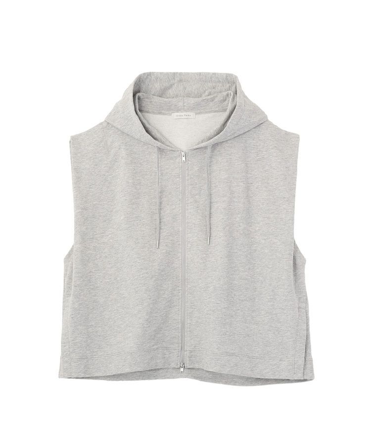 Green Parks「フード付裏毛ベスト」|ベスト・ジレ|
