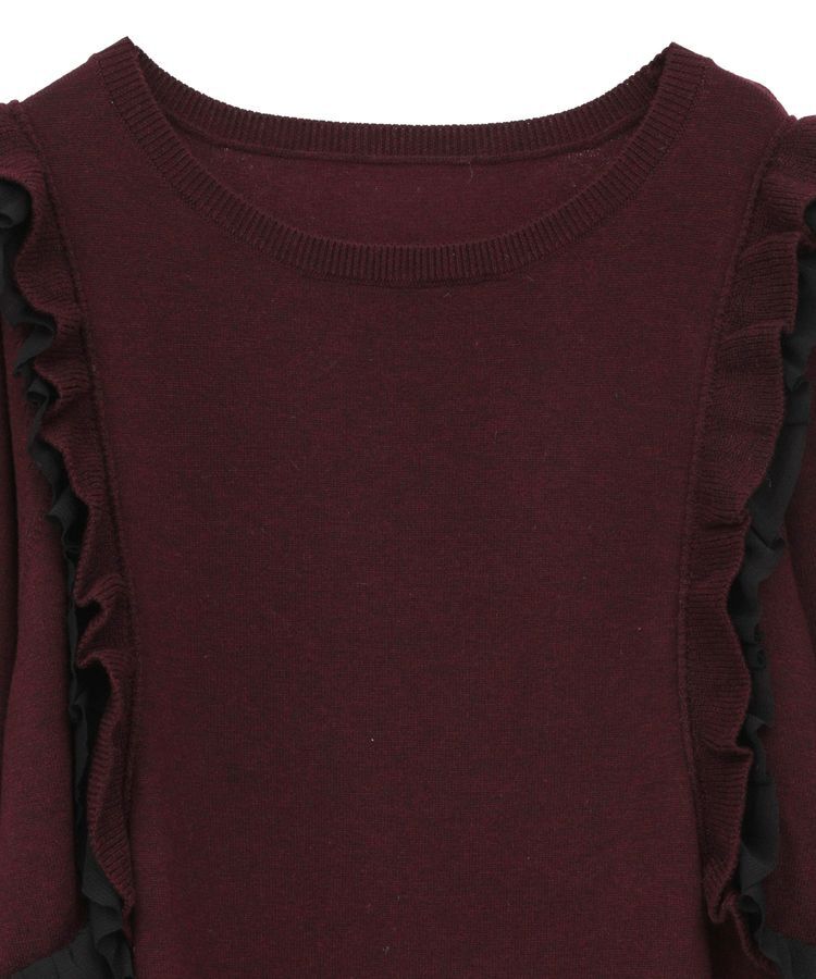 YECCA VECCA「【archive】ラッフルニットワンピース」|ワンピース|