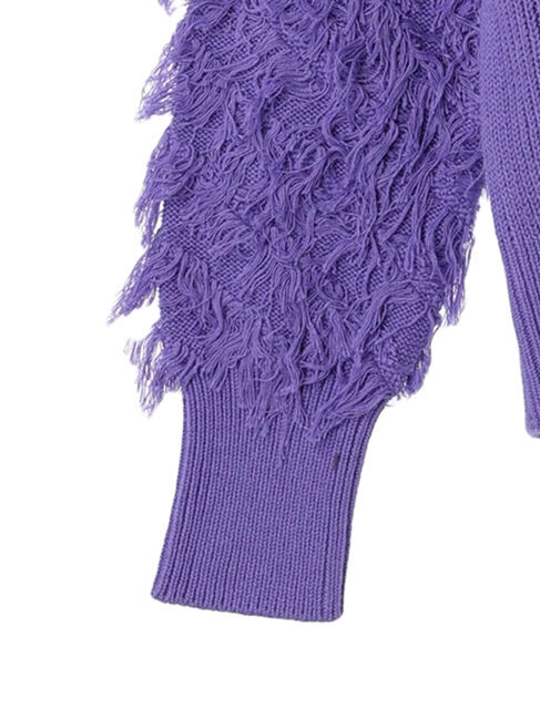 GARAGE OF GOOD CLOTHING「フリンジニットハーフジッププルオーバー」|ニット・セーター|