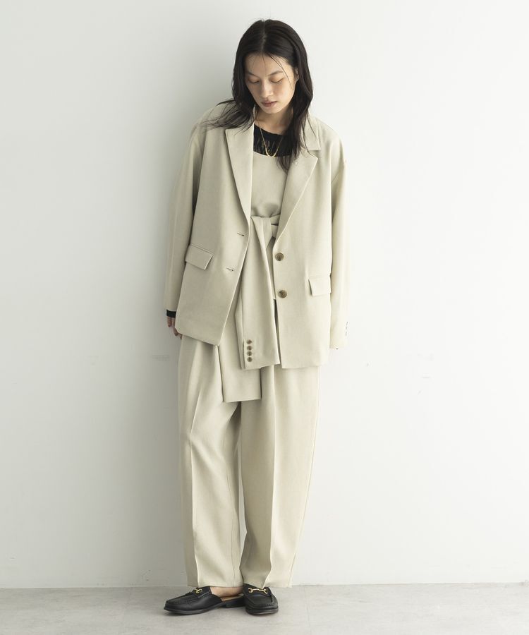 GARAGE OF GOOD CLOTHING「【日本製】無地ジャケットスリーブビスチェ」|ベスト・ジレ|