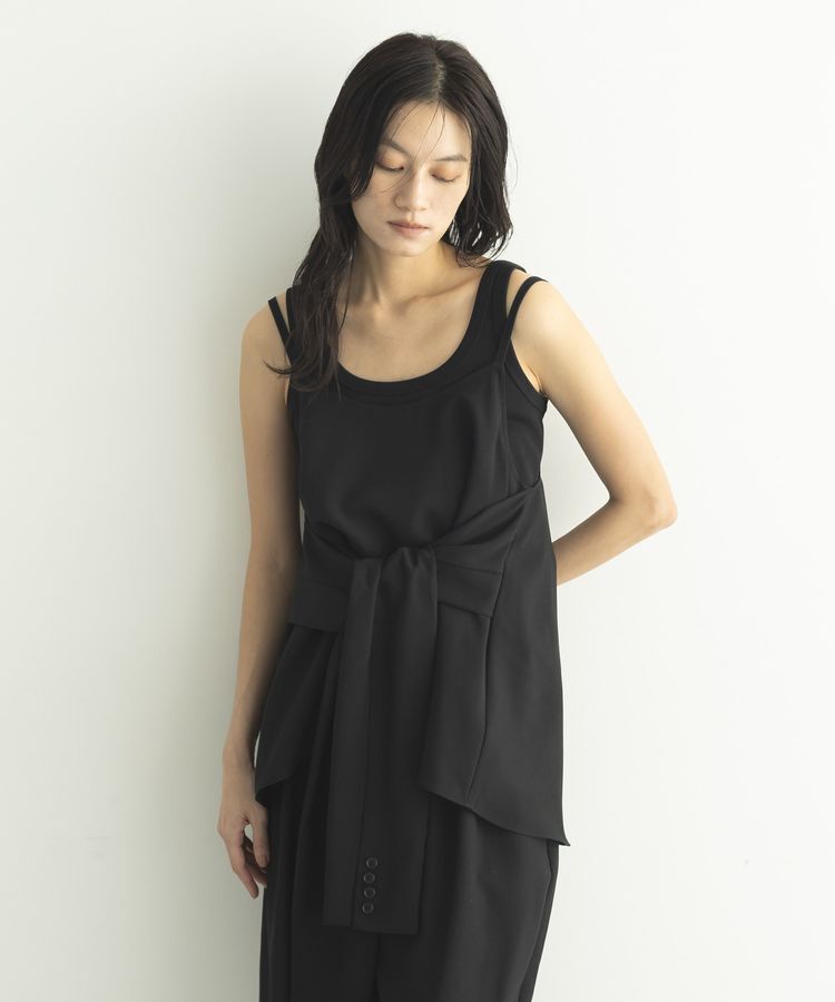 GARAGE OF GOOD CLOTHING「【日本製】無地ジャケットスリーブビスチェ」|ベスト・ジレ|