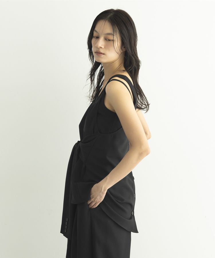 GARAGE OF GOOD CLOTHING「【日本製】無地ジャケットスリーブビスチェ」|ベスト・ジレ|