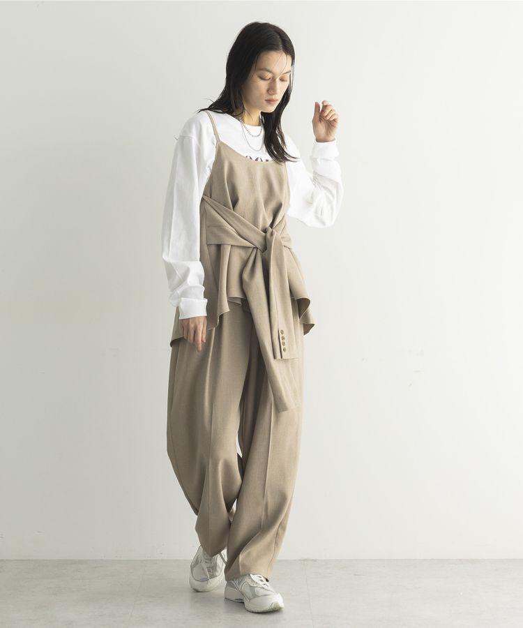 GARAGE OF GOOD CLOTHING「【日本製】無地ジャケットスリーブビスチェ」|ベスト・ジレ|