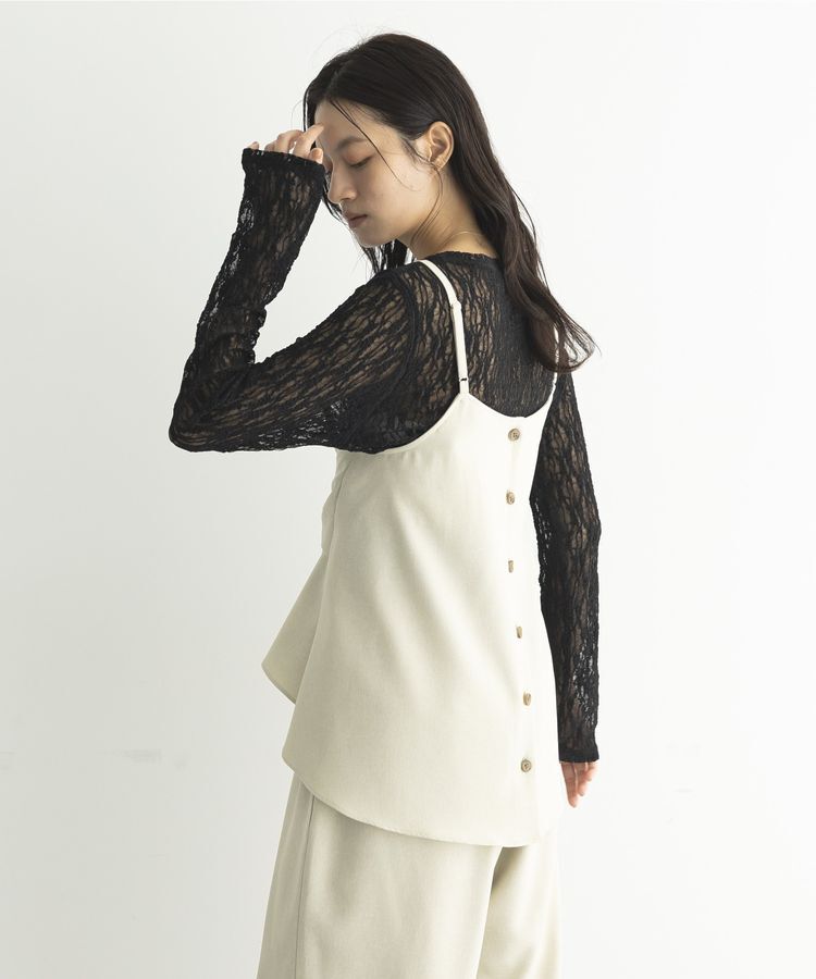 GARAGE OF GOOD CLOTHING「【日本製】無地ジャケットスリーブビスチェ」|ベスト・ジレ|