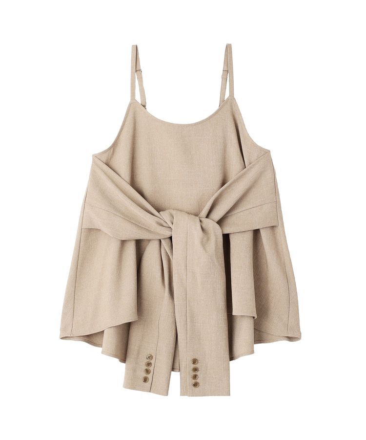 GARAGE OF GOOD CLOTHING「【日本製】無地ジャケットスリーブビスチェ」|ベスト・ジレ|