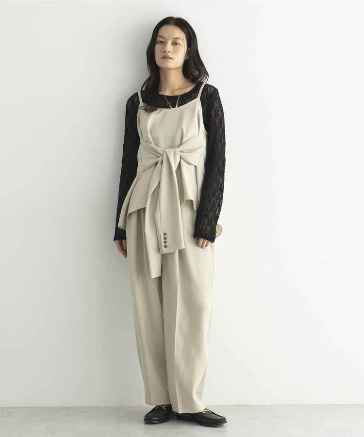 GARAGE OF GOOD CLOTHING「【日本製】無地ジャケットスリーブビスチェ」|ベスト・ジレ|