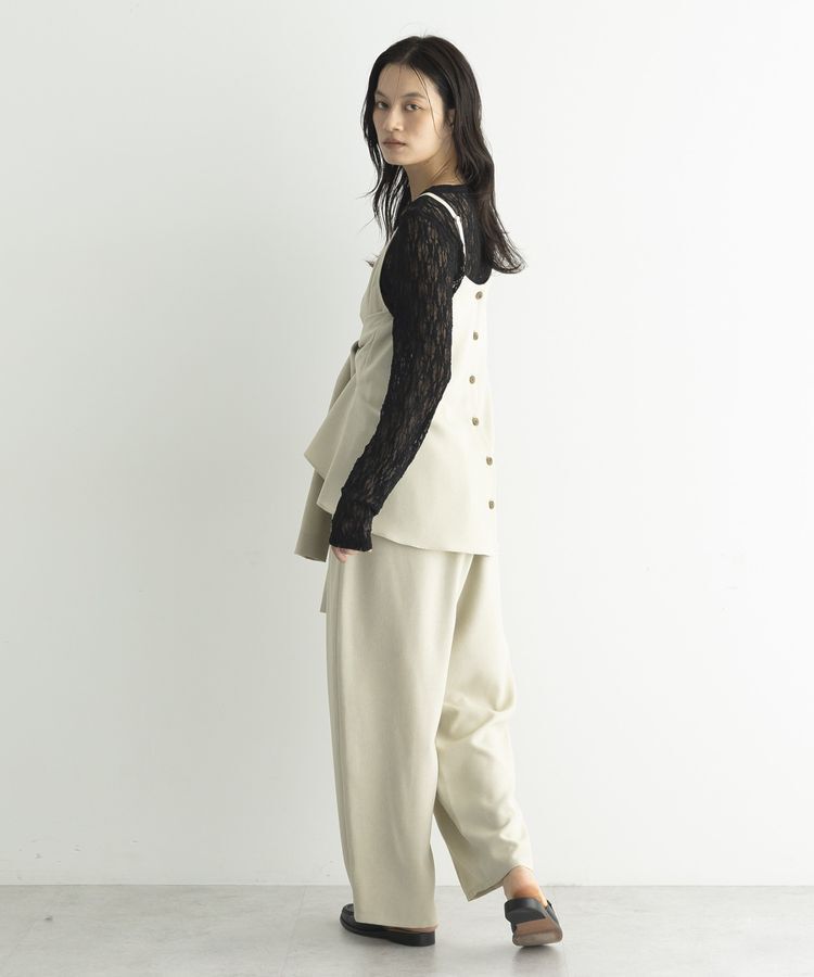 GARAGE OF GOOD CLOTHING「【日本製】無地ジャケットスリーブビスチェ」|ベスト・ジレ|