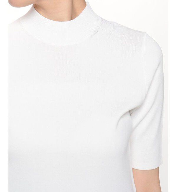 allureville「総針モックネック5分袖プルオーバー」|その他|