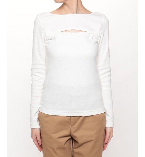 allureville「2WAYオープンヨークRIB プルオーバー」|その他|