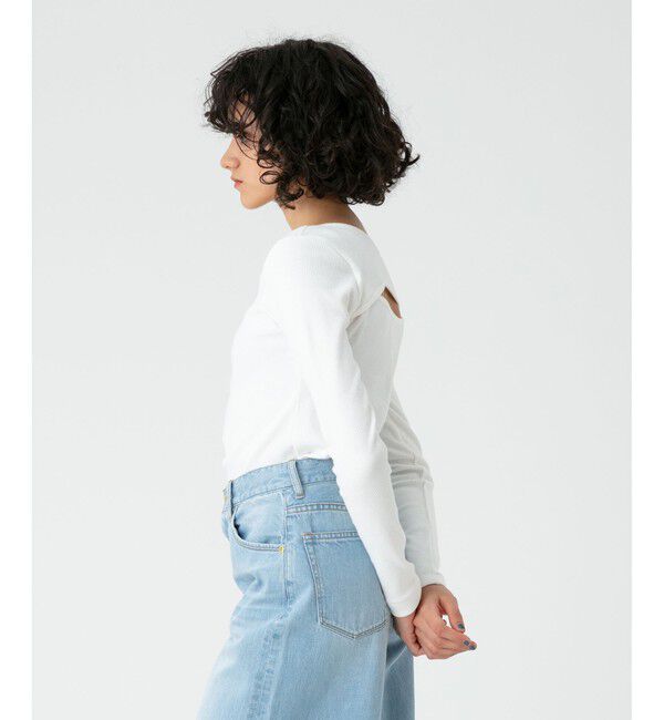 allureville「2WAYオープンヨークRIB プルオーバー」|その他|