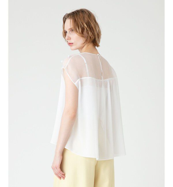 LOULOU WILLOUGHBY「【LOULOU WILLOUGHBY】スパンコールフラワーブラウス」|シャツ・ブラウス|