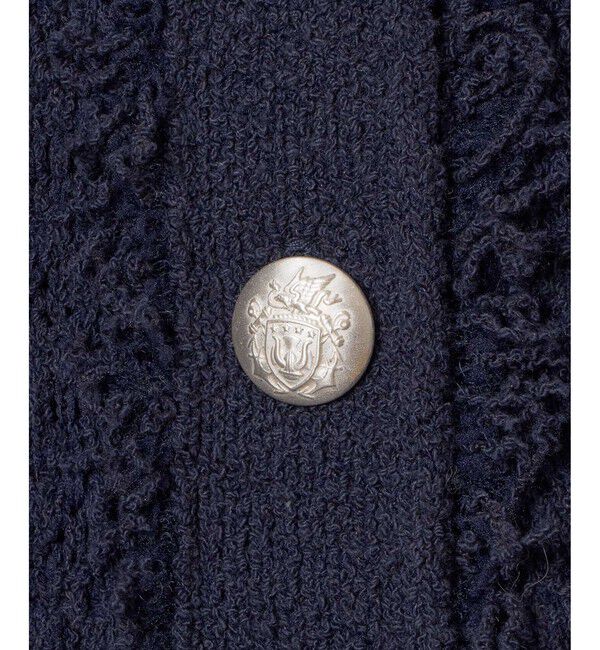 allureville「ニットツイードジャケット」|カーディガン|