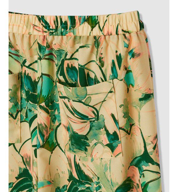 allureville「ボタニカルプリントパンツ」|チノ|