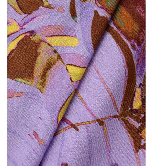 allureville「ボタニカルプリントパンツ」|チノ|