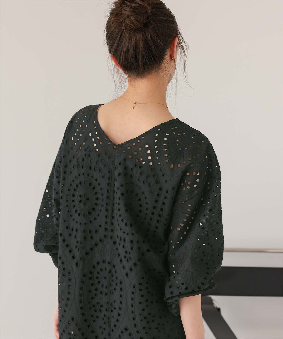 titivate「前後2way長袖コットンレースワンピース」|ワンピース|