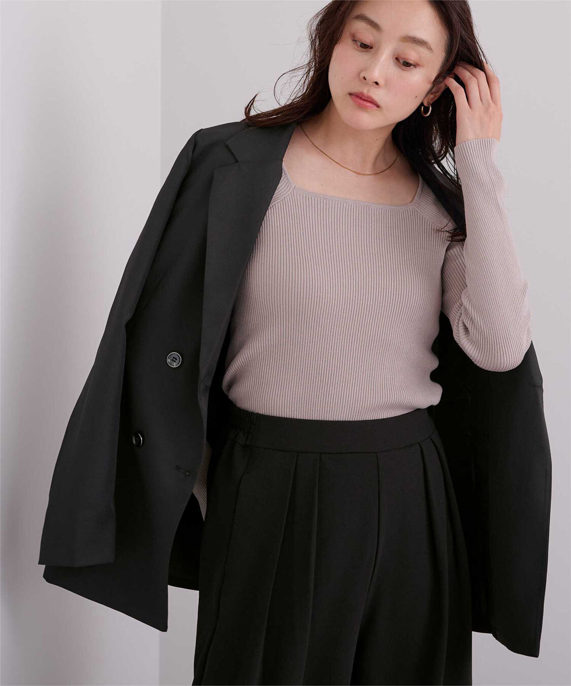 ur's「テーラードダブルブレストジャケット」|テーラードジャケット|