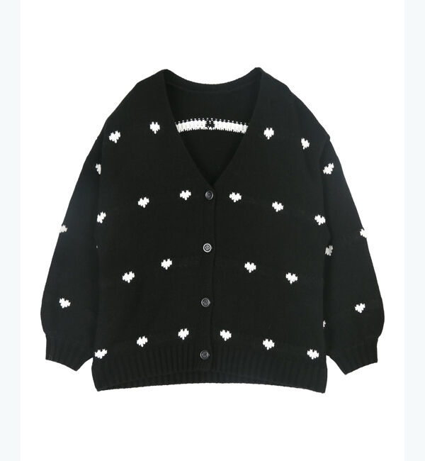 titivate「ハートニットカーディガン」|カーディガン|