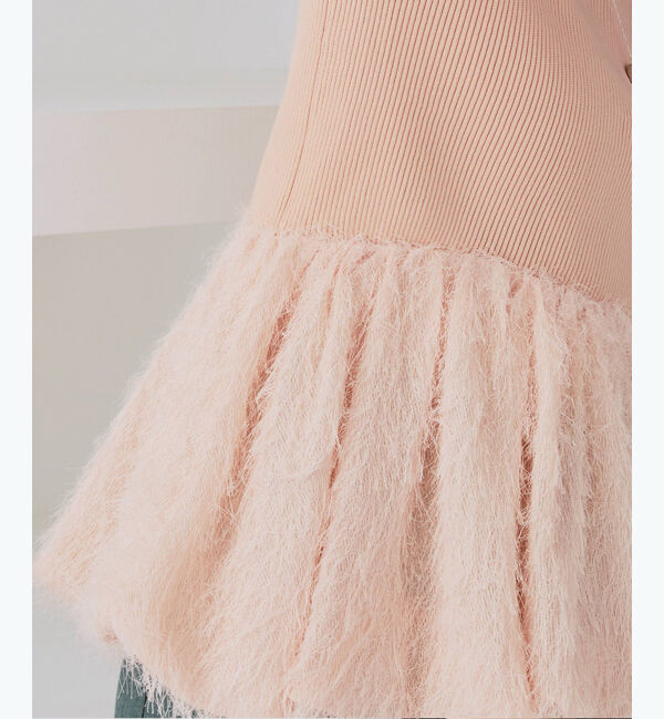 titivate「ドッキングペプラムニットトップス」|ニット・セーター|