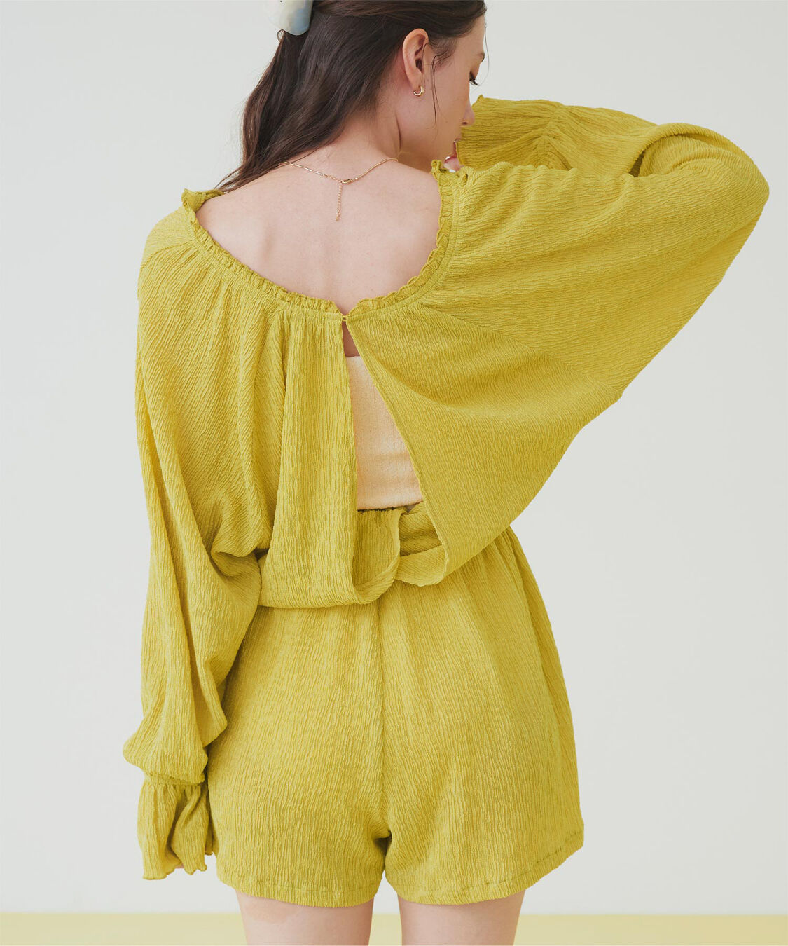 SEA DRESS「リラックス長袖オールインワン/ラッシュガード」|コンビネゾン|