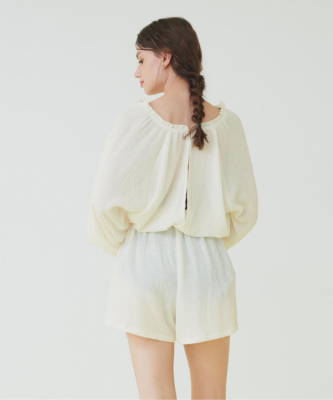 SEA DRESS「リラックス長袖オールインワン/ラッシュガード」|コンビネゾン|