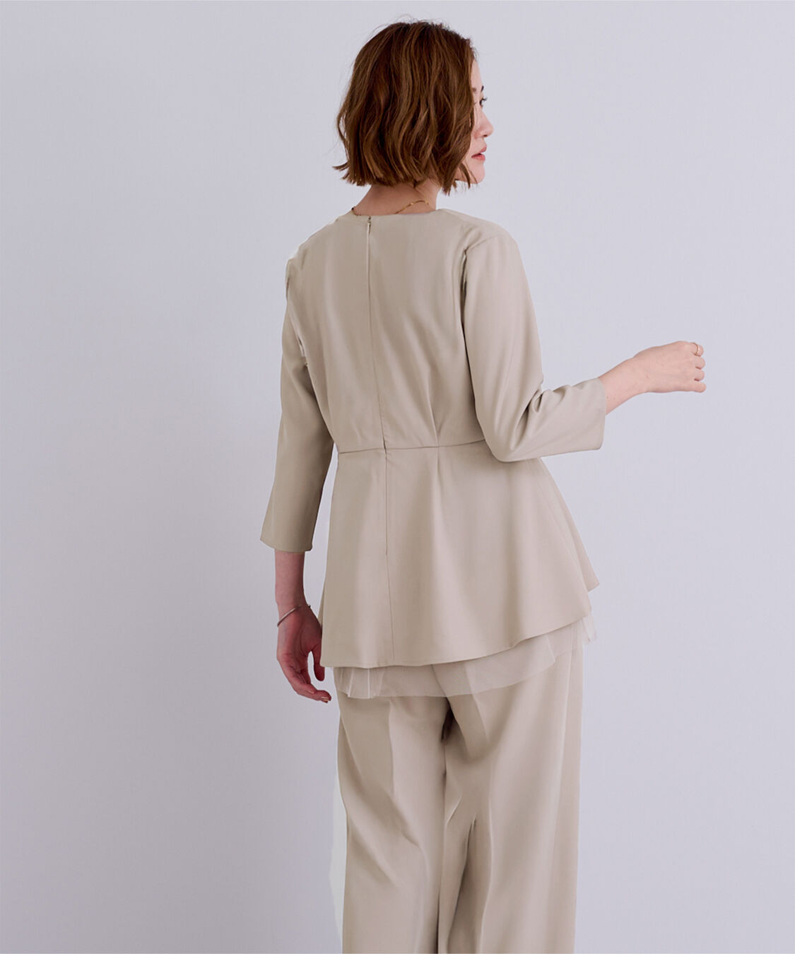 ur's「キーネックチュールティアードトップス」|シャツ・ブラウス|