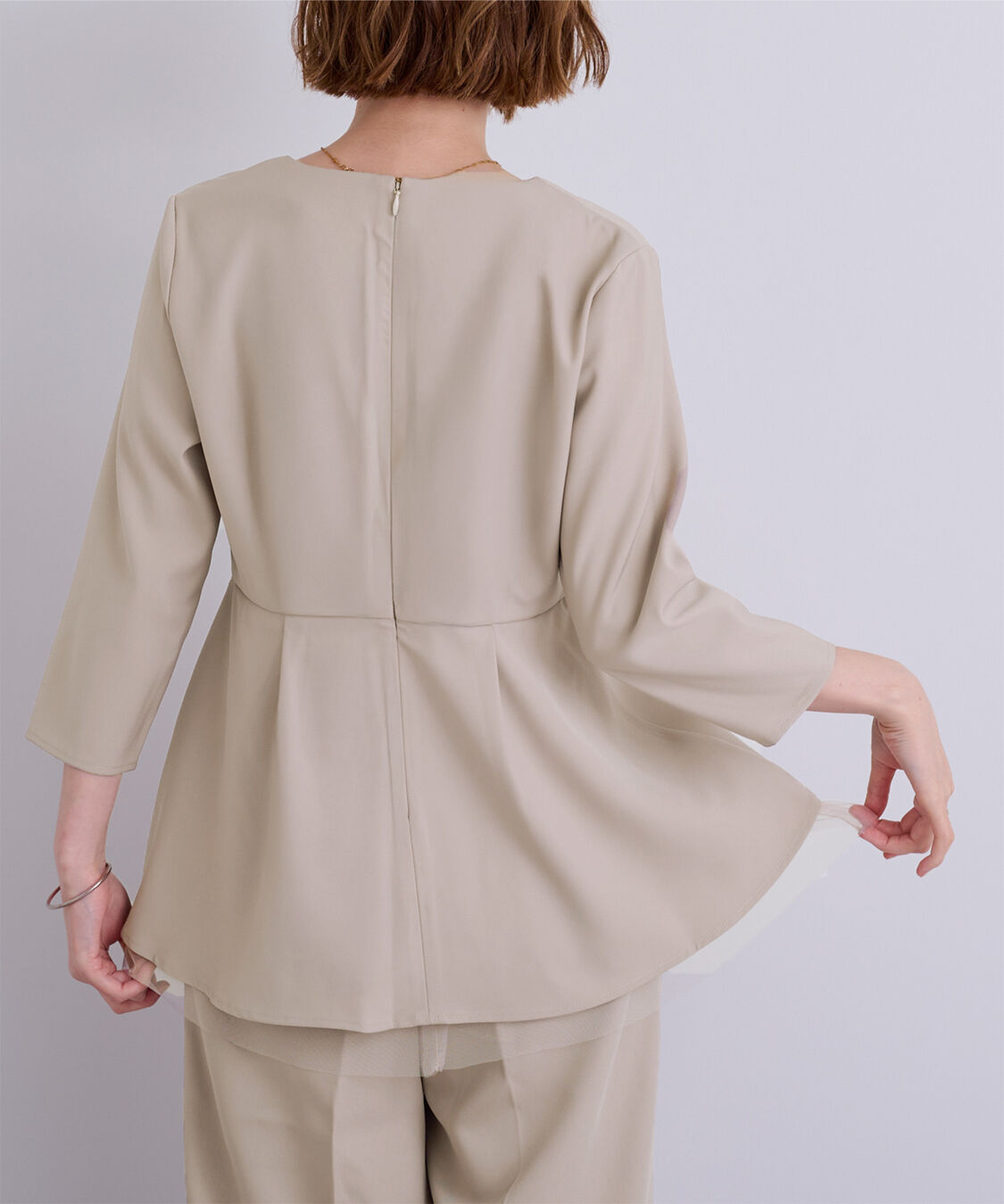 ur's「キーネックチュールティアードトップス」|シャツ・ブラウス|