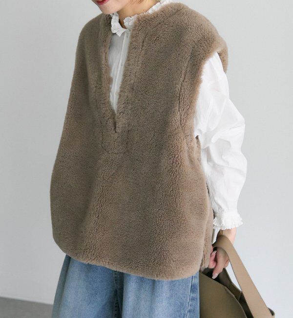  「リサイクルボアベスト」|ダウンベスト・ベスト|