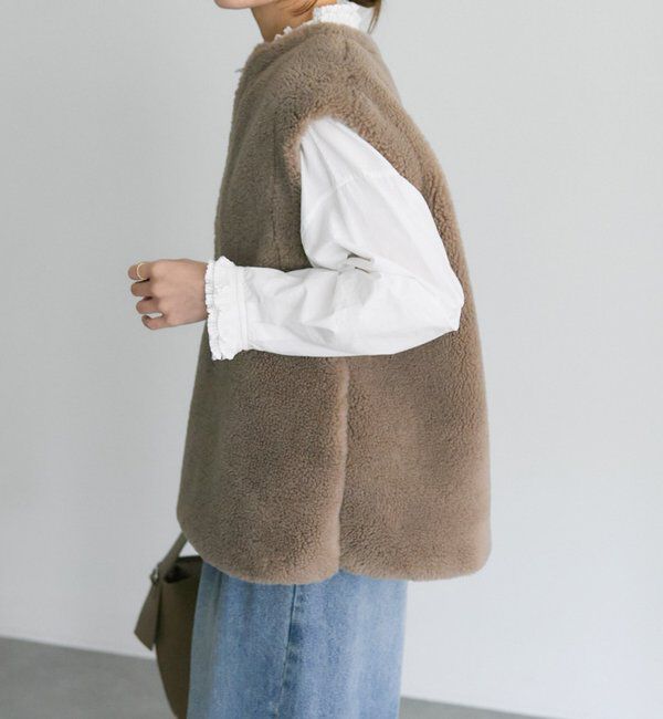  「リサイクルボアベスト」|ダウンベスト・ベスト|