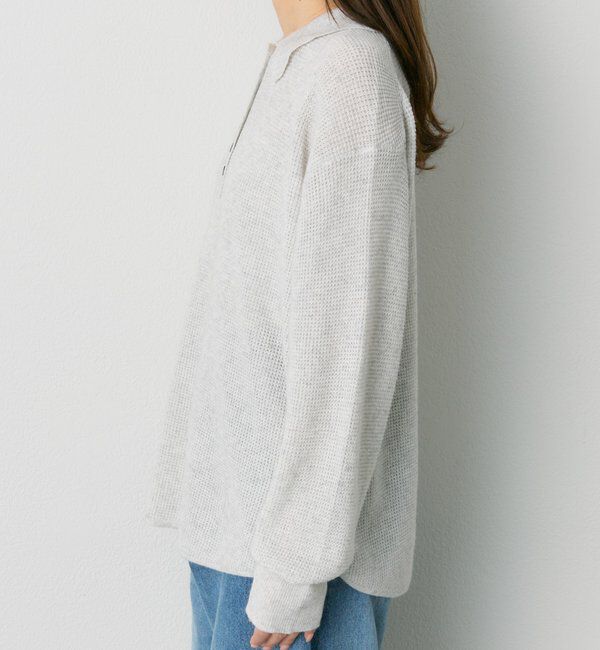  「ワッフルニットポロ」|キャミソール|