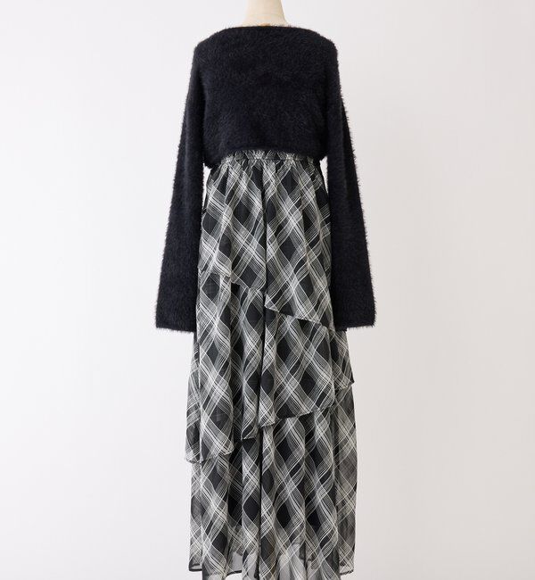  「ボレロセットイレヘムワンピース」|ワンピース|