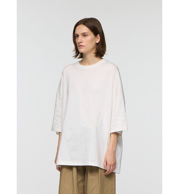 mizuiro ind「mizuiro ind クルーネックワイドチュニック」|ワンピース|