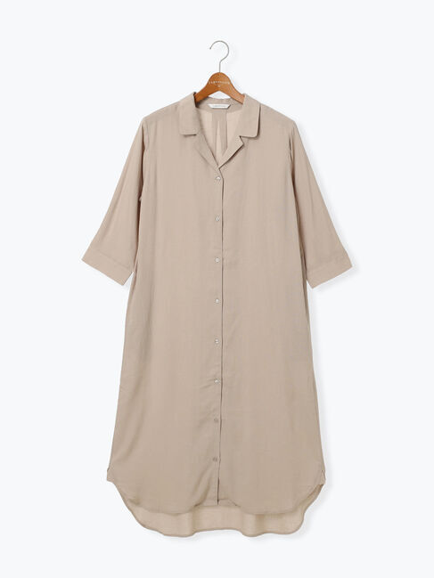 Lugnoncure「麻レーヨンシャツワンピース」|ワンピース|