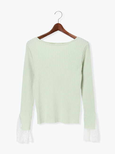 Te chichi「レースカフスリブニット」|ニット・セーター|