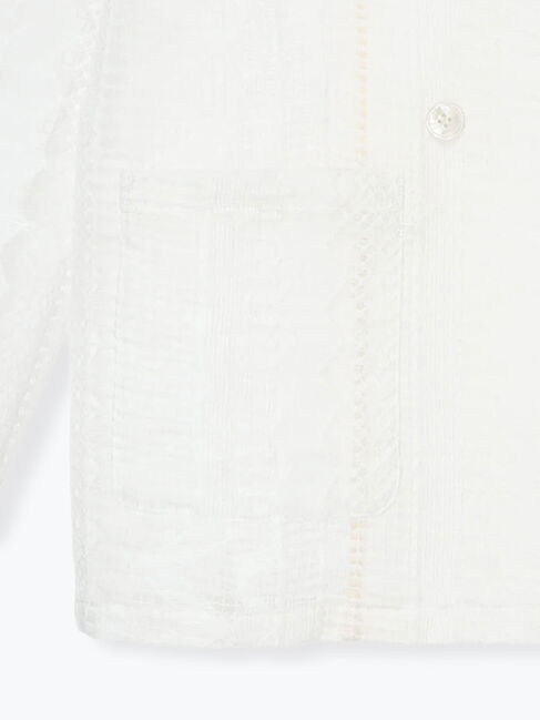 Te chichi「【Atelier ChouChou】オーガンジーレースダブルジャケット」|その他|