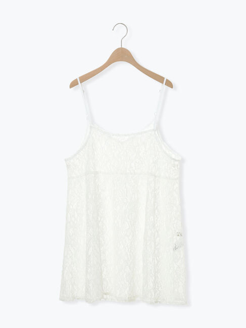 Samansa Mos2「前後2WAYレースキャミソール」|シャツ・ブラウス|