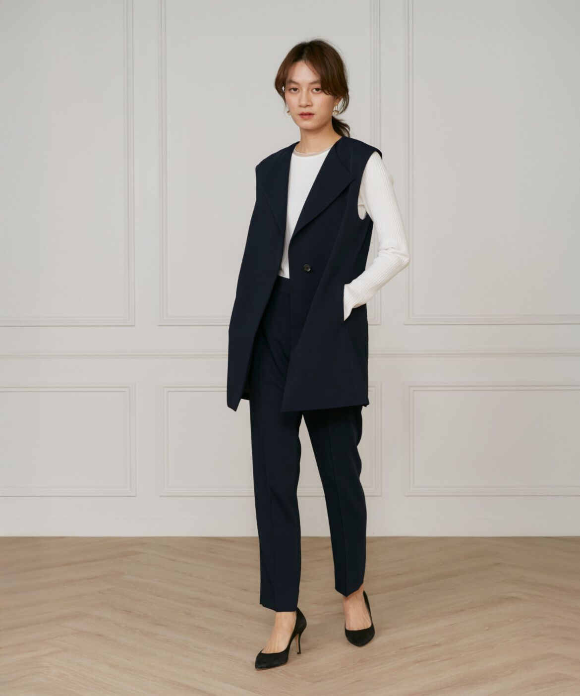 INED「ジレ 」|ダウンベスト・ベスト|