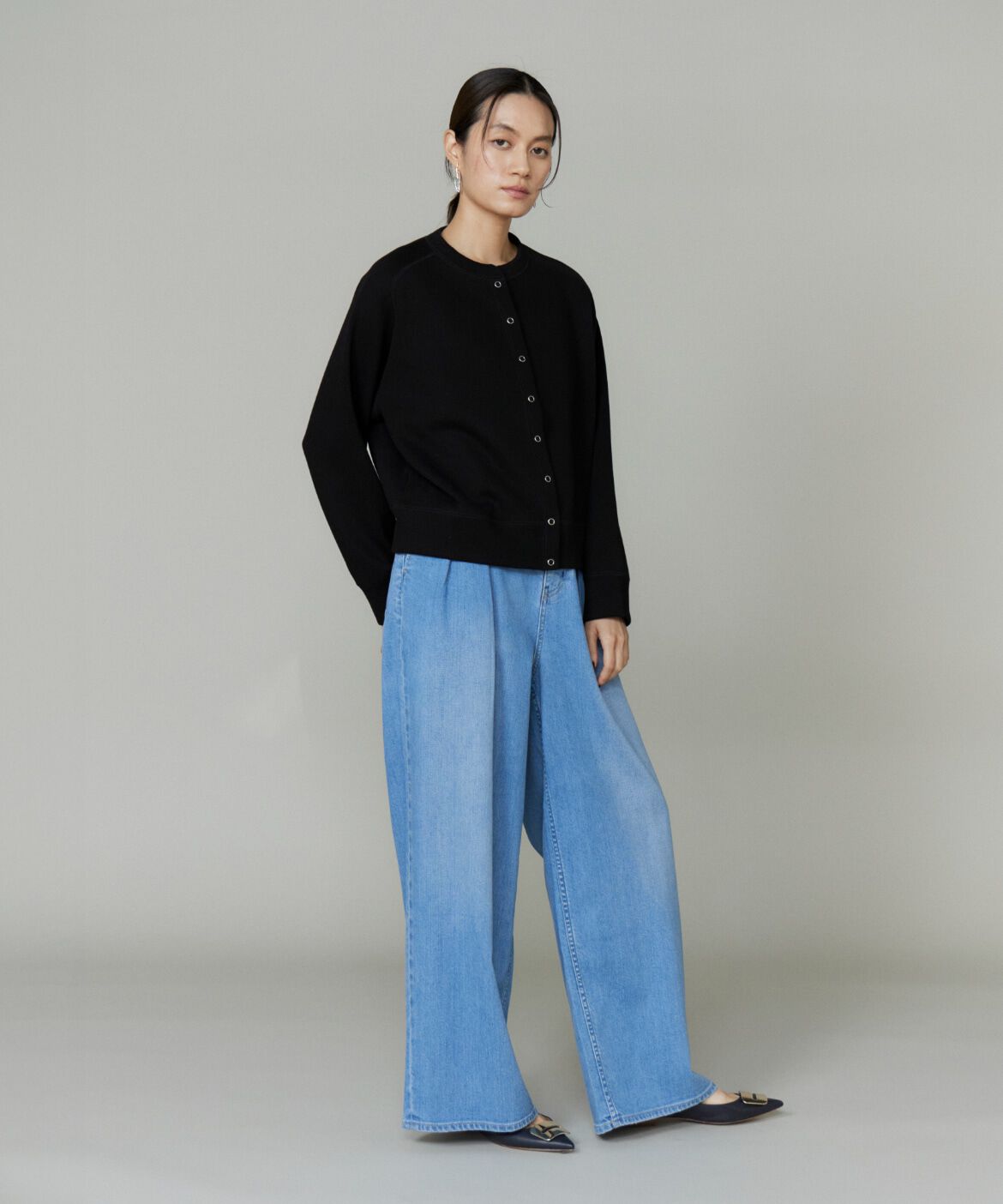 INED「ドットボタンカーディガン《YVON》」|カーディガン|